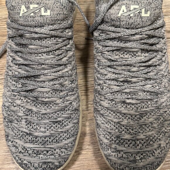 ATHLETIC PROPULSION LABS APL TECHLOOM WAVE RUNNING SHOES SIZE 13 GREY/WHITE - Picture 2 of 7